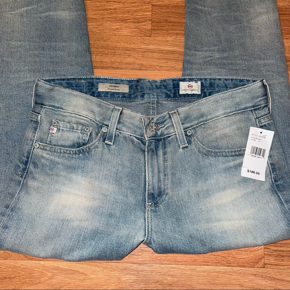 AG Adriano Goldschmied Nikki Relaxed Skinny Boyfriend Jeans Size 27 NWT - Picture 7 of 16